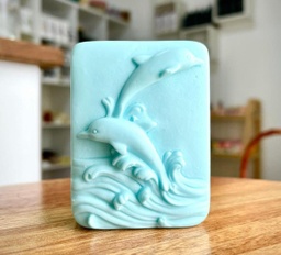 Jabón Delfines rectangular